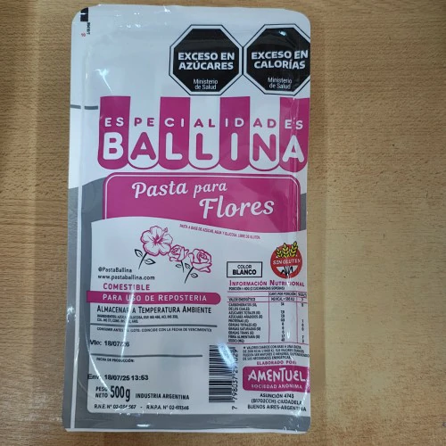 PASTA BALLINA PARA FLORES