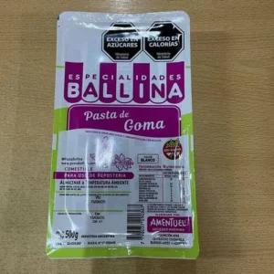 PASTA DE GOMA BALLINA