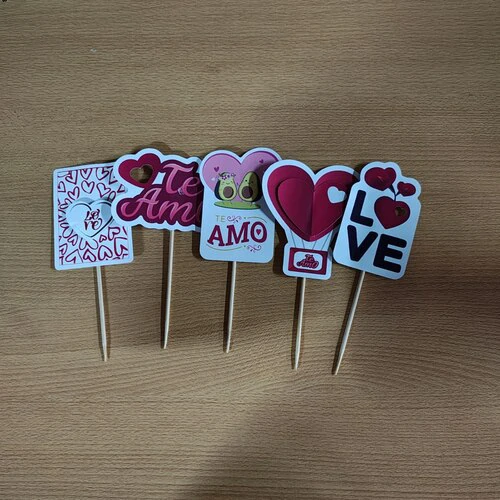 PINCHE CARTELITOS DÍA DE LOS ENAMORADOS SURTIDO X5