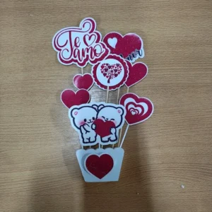 PINCHE CORAZONES MACETA SURTIDO SAN VALENTIN