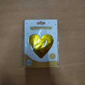 CORAZÓN DORADO GLOBO