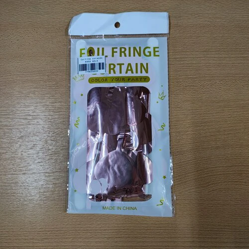 CORTINA ROSA GOLD COTILLON