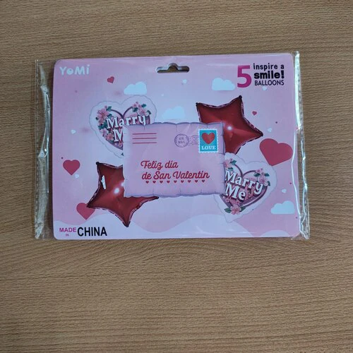 SET DE GLOBOS SAN VALENTIN