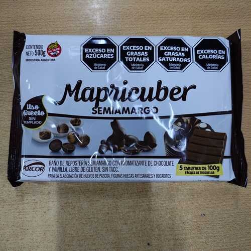 TABLETA MAPRICUBER SEMIAMARGO x 500 GRS