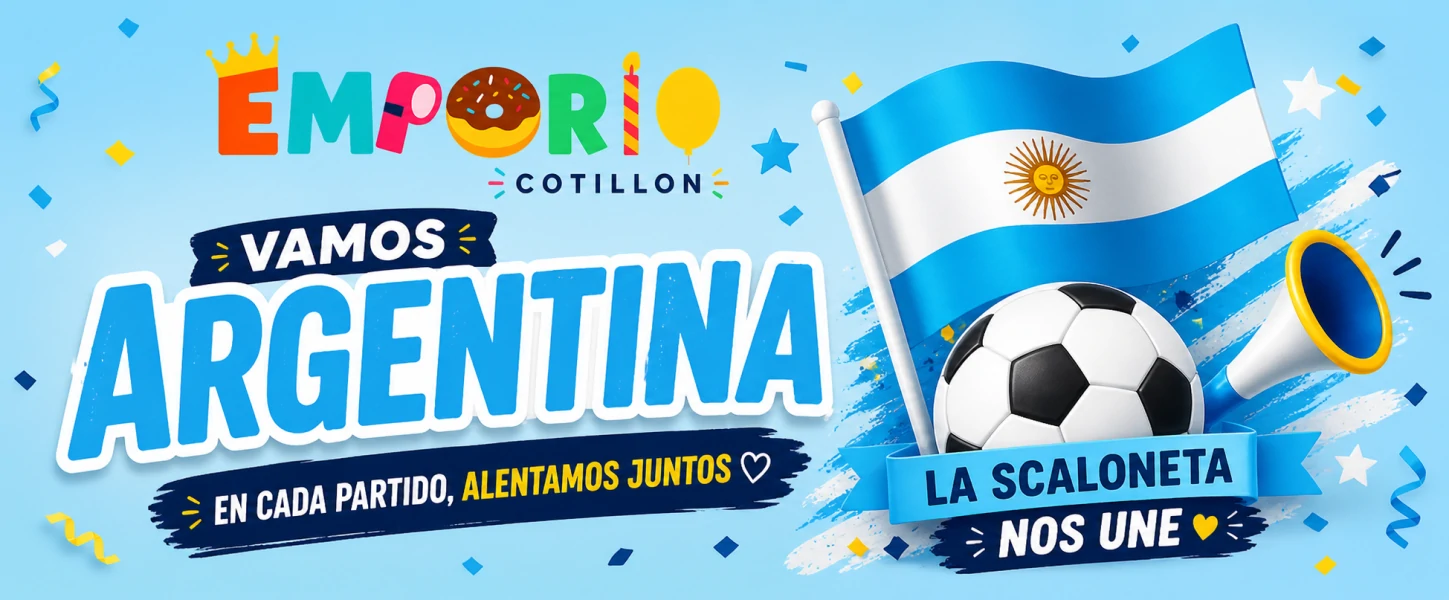 emporio cotillón, todo lo que necesitas para preparar tu fiesta, despedida o casamiento